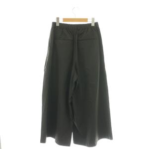 IENA 25SS ギャザータックガウチョパンツ ワイドパンツ 38 ブラック /DF OS