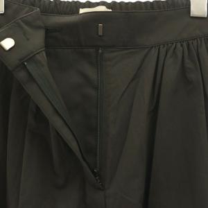 IENA 25SS ギャザータックガウチョパンツ ワイドパンツ 38 ブラック /DF OS