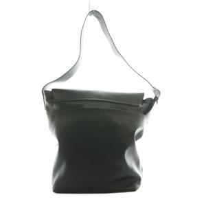 SLOBE IENA フェイクレザーショルダーバッグ 黒 ブラック /SS OS