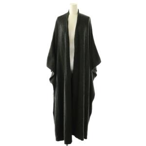 Wide knit cardigan カーディガン F チャコールグレー /DO OS