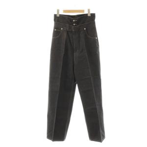 25SS Corset denim PT パンツ デニム 38 ダークグレー /DO OS