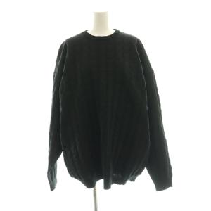 24SS アンイーブン サーフェス オーバー ニット Uneven surface over knit