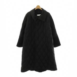 2type tent line down CT ダウンコート キルティングコート アウター F ブラック