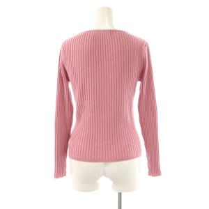 M'S GRACY リブニットプルオーバー リボン 38 ピンク /DF OS
