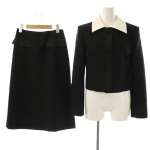 24年 Stella ジャケット セットアップ 38 ブラック 44333 44336