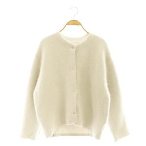 23AW ラメニットコクーンショートジャケット ノーカラージャケット 2 グレージュ /DF OS