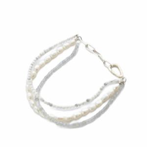 パール 天然石 ブレスレット 925 白 ホワイト /SR