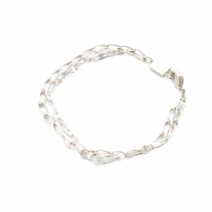 2連 ブレスレット 925 シルバー色 /SR