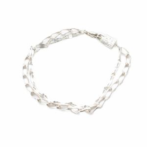 agete アガット-2連 ブレスレット 925 シルバー色 /SR（2026/01/17買取