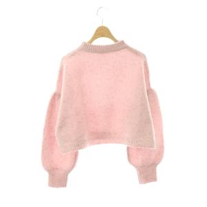 Loulou Willoughby 24AW LINSIEME プルオーバー ニット セーター ラメ 2 ピンク ゴールド色 シルバー色 /ES
