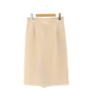 ツイルジャージタイト スカート ひざ丈 36 ピンク /DF OS