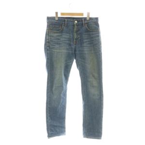 JAPANESE FABRICストレートデニムパンツ ジーンズ M 青 ブルー /AG OS