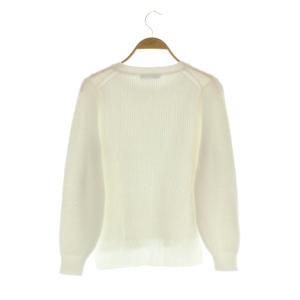 ANAYI クルーネックプルオーバーニット セーター 長袖 38 ホワイト /MY OS SH