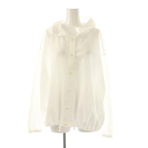 BL PE HOOD DRST BL ブラウス シャツ フーディ ホワイト 1611-199-2388
