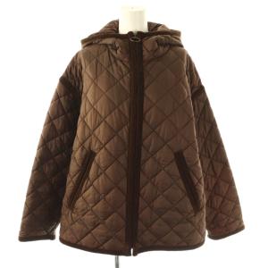 HOODIE QUILTING COAT キルティングコート F ブラウン 19AMSCO58 /DO