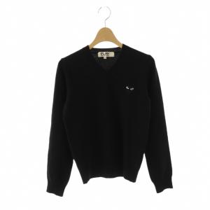 AZ-N017 AD2008 Vネックニット セーター S ブラック /ES OS