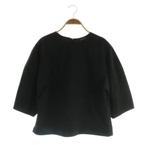 パフスリーブブラウス 七分袖 M ブラック /MY OS