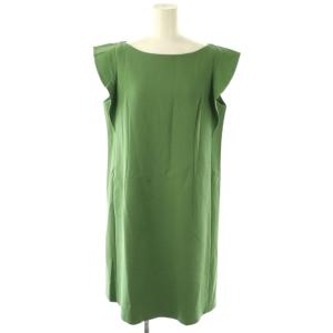 37771 ワンピース ノースリーブ 42 グリーン