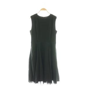 ノースリーブ ワンピース 42 ブラック 36787