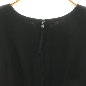 FOXEY ノースリーブ ワンピース 42 ブラック 36787
