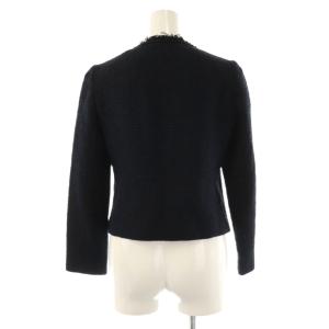 ANAYI 23AW ツイードジャケット スカート セットアップ スーツ 34 36 ネイビー /ES OS