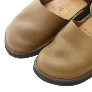 AURORA SHOES コンフォートシューズ サンダル レザー 22cm 茶色 ブラウン /RI OS