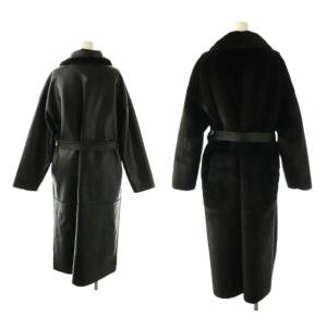 Ameri VINTAGE VINTAGE MANY WAY FAKE BOA COAT コート F ブラック /DO OS