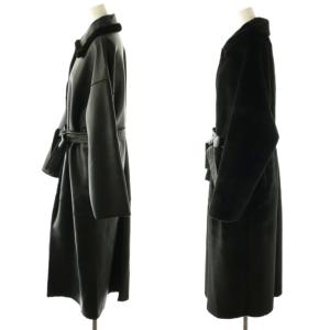 Ameri VINTAGE VINTAGE MANY WAY FAKE BOA COAT コート F ブラック /DO OS