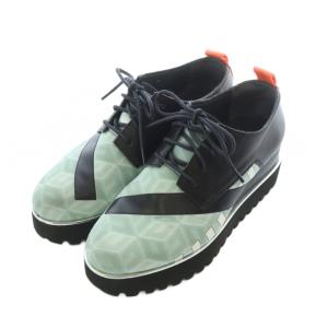 juko calli オックスフォード シューズ 38 24cm 24.5cm ZEST 厚底 レースアップ