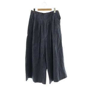 ストライプワイドパンツ 3 ネイビー ホワイト /DO OS