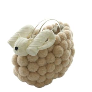 SHEEP バッグ ヒツジモチーフ ピンク クリア