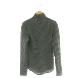 Mame Kurogouchi Shirring Jersey Jacquard High Neck Top トップス カットソー 長袖