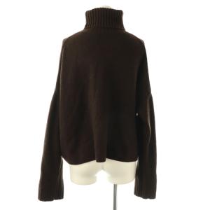 EVERYDAY I LIKE 24AW Neo Cropped タートルネックプルオーバー ニット セーター カシミヤ混 ブラウン /DO