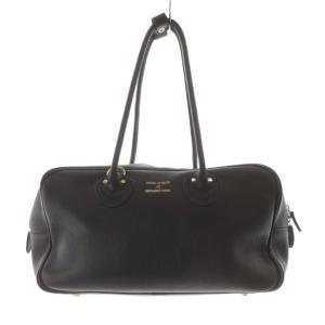 EMBOSSED LEATHER STUDENT M バッグ ブラック