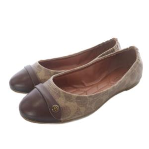 BRANDI CBUT BAL CC シグネチャー バレエシューズ パンプス 5.5 茶色 ブラウン G4379