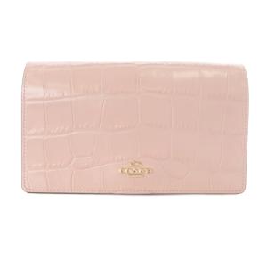 HAYDEN FOLDOVER CROSSBODY CLUTCH ウォレット ショルダーバッグ ロゴ ピンク