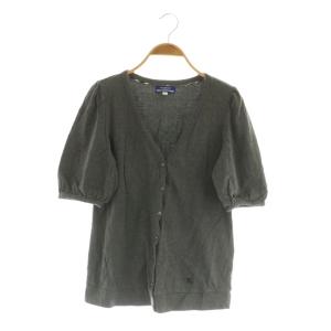 カーディガン 五分袖 Vネック カットソー 38 グレー /MY OS