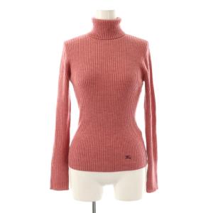 タートルネック ニット セーター 長袖 38 ピンク /HK OS