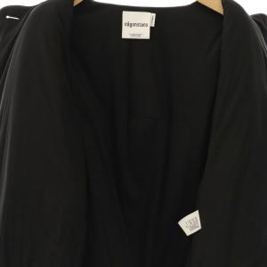 nagonstans 25SS Airshut ノーカラー 中綿ジャケット S ブラック