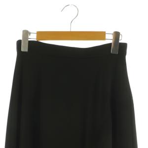 CLANE ARCH SLIT SKIRT ロングスカート フレア 2 黒 ブラック /RM OS