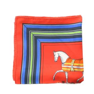 HERMES カレ90 Couvertures et tenues de jour レッド