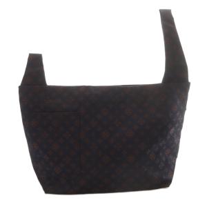 ナイロン モノグラム ショルダーバッグ 紺 ネイビー /SR