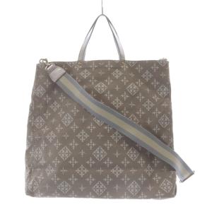 キャンバス モノグラム 2WAYバッグ ショルダー ハンドバッグ ベージュ /SR