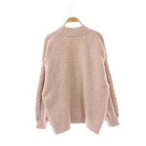 gelato pique アランネップカーディガン ニット F スモークピンク /ES OS