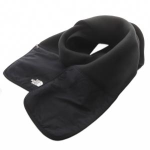 MICRO FLEECE MUFFL マフラー ロゴ 黒 ブラック NN72211 /SR