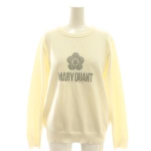 25AW シンプルロゴニット プルオーバー セーター M オフホワイト /DF OS