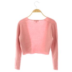 TOCCA カシミヤショートボレロ カーディガン ニット XS ピンク /DF OS