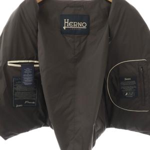 HERNO ダウンベスト 46 チャコール