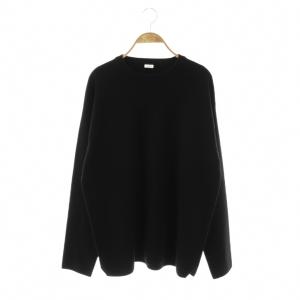 32G SMOOTH CASHMERE CREW NECK 2 ブラック