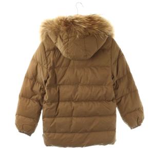 MONCLER VALENTINE バレンティーヌ ダウンコート フード付き 00 ブラウン /ES OS